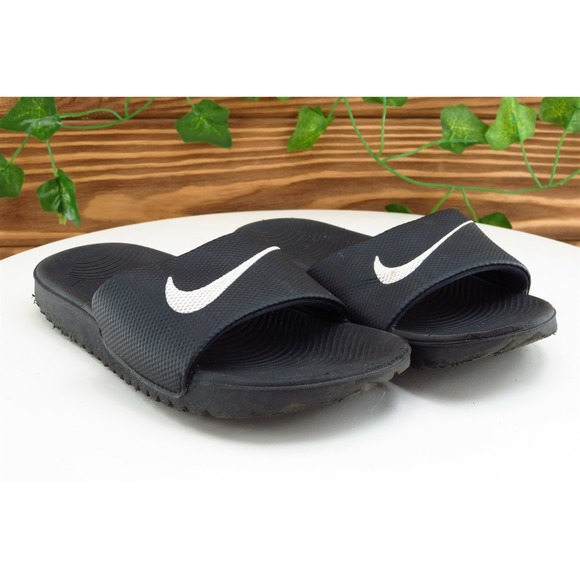 Nike‎ Toddler Unisex 11 Medium Black Slide Synthetic - Picture 4 of 11